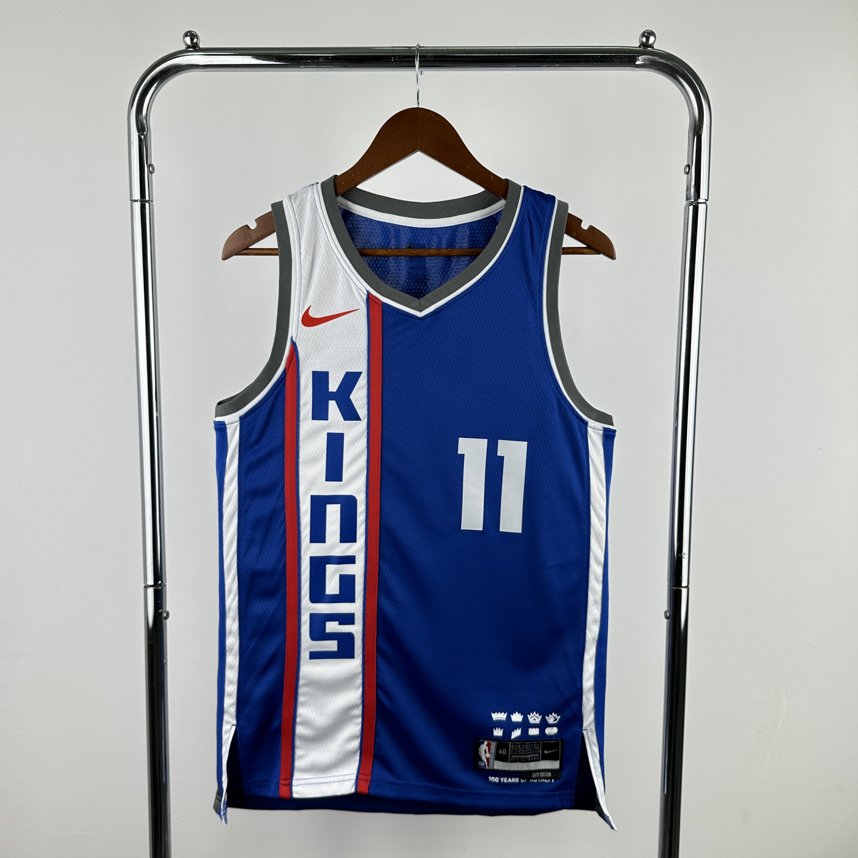 Men Sacramento Kings #11 Sabonis Blue Season Nike 2024 NBA Jersey->sacramento kings->NBA Jersey